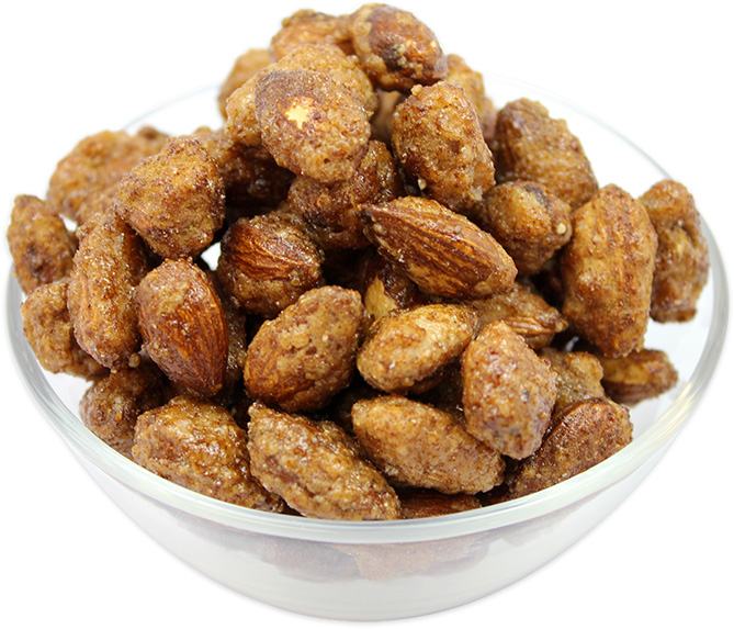 buy roasted almond in honey & cinnamon in bulk