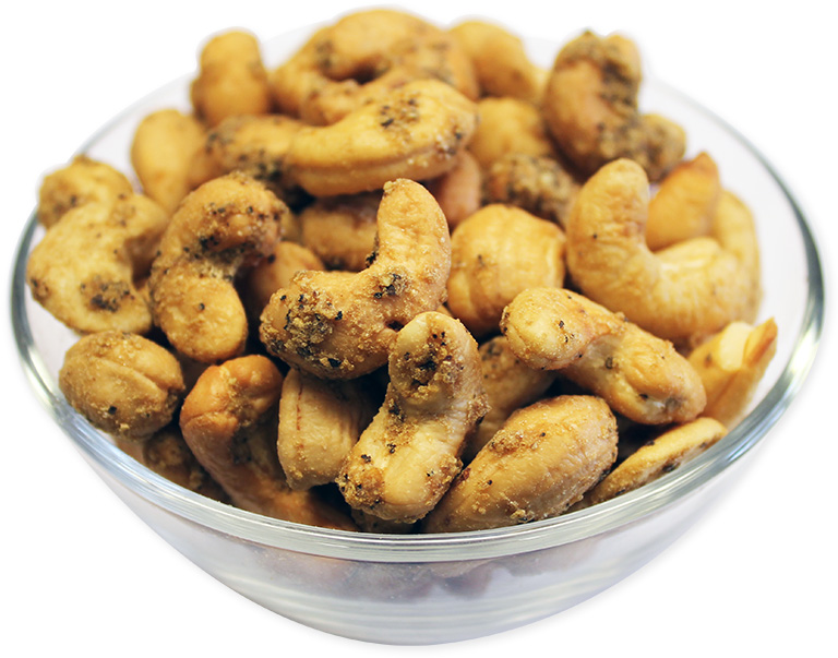 buy black pepper & sea salt cashew nut in bulk