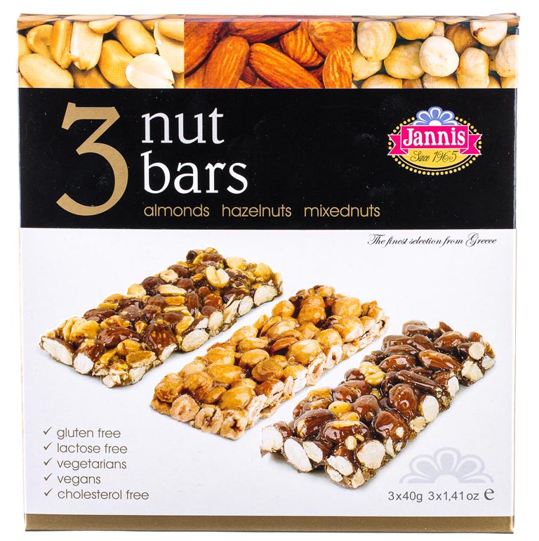 Buy Deluxe 3 Nut Bars Online