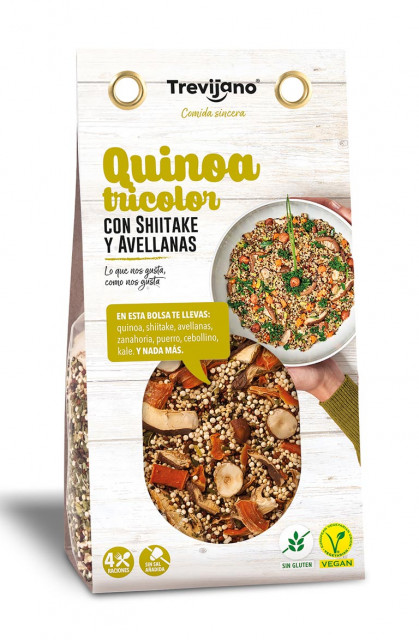 Buy Tricolor Quinoa with Shiitake and Hazelnuts Online