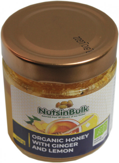 Buy Organic Honey with Ginger and Lemon Online in Bulk